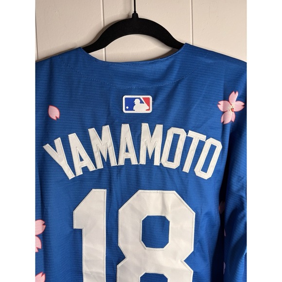 Nike Other - Nike X Takashi Muraka  Dodgers YAMAMOTO  #18 Tokyo Series Cherry Blossom Jersey
